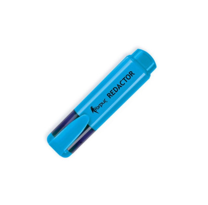 Marķieris teksta "REDACTOR" (zils)