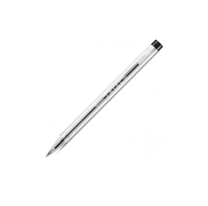 Lodīšu pildspalva TRIAL, melna, trīstūrveidīga forma 1.0 mm