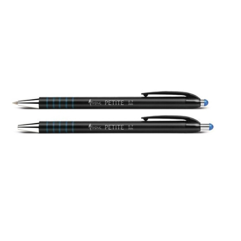Lodīšu pildspalva PETITE, zila tinte, 0.7mm
