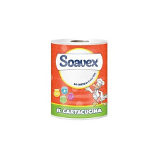Virtuves dvielis rullis, SOAVEX IL Cartacucina, celuloze, 3-kārt., 25 m, 110 loksnes, d.-