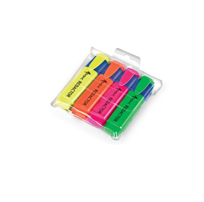 Teksta marķiera komplekts Redactor, 4 gab.