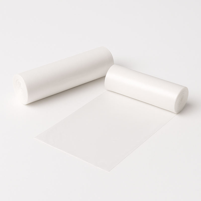 Atkritumu maisi 35L, 55x68cm, balti, 10mikr, HDPE, MULTIPACK, 20gab/rul, 50rul/kastē