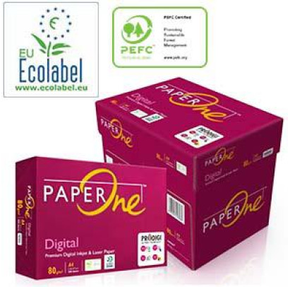 Papīrs A4, 80g/m2, 500 loksnes, Paper One Premium Digital