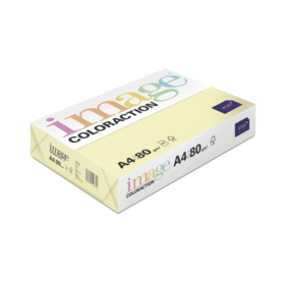 Krāsains papīrs A4, 80g/m2, 500 loksnes, Desert/dzeltena krāsa, Image Coloraction