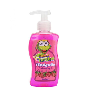 COLUTTI Turtles šķidrās ziepes bērniem Raspberry, 300 ml