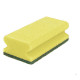 Sūklis ar abrazīvu 135 x 70 x 45 mm dzeltens/zaļš, 10 gab
