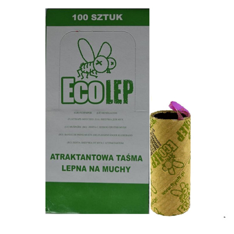Mušpapīrs ECOLEP 1gab.(100gab/kastē)