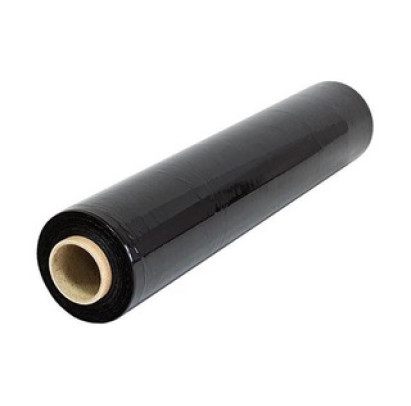 Palešu plēve LLDPE 45 cm 300 m 20 mikr, melna