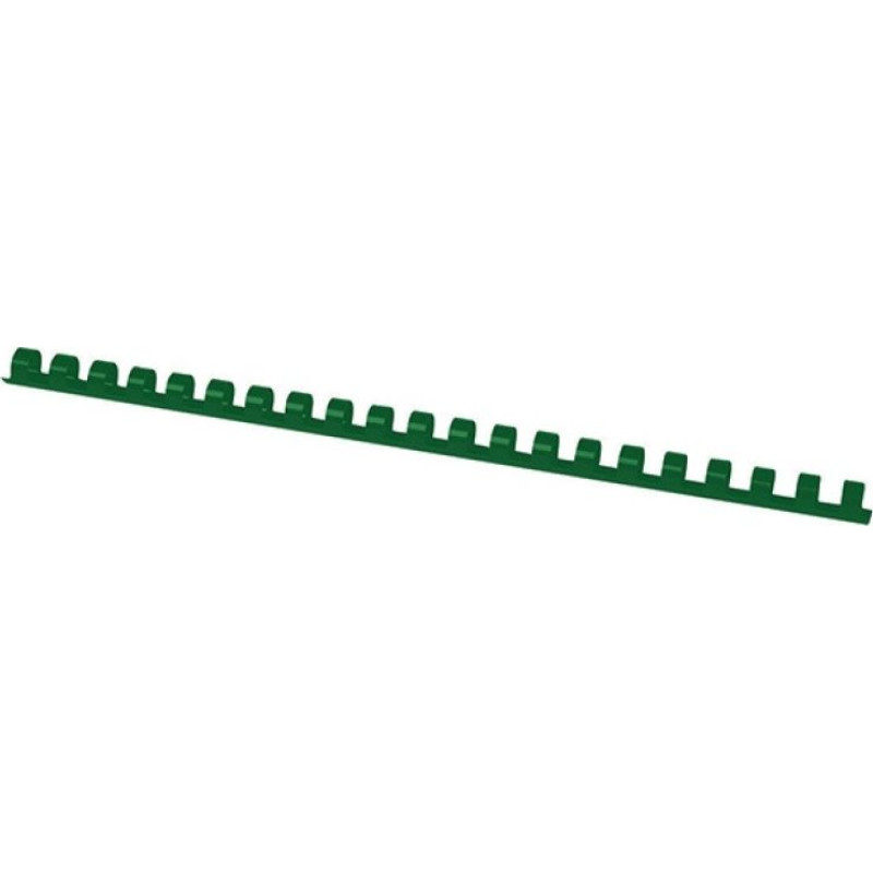Plastmasas spirāle 12mm 95 lapām zaļa 100gab