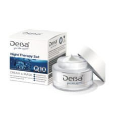 DEBA dienas krēms ar HYALURON skābe +kokos eļļa 50ml