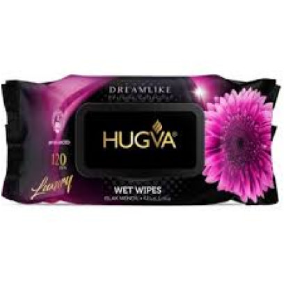 HUGVA mitrās salvetes DREAMLIKE, 120 gab