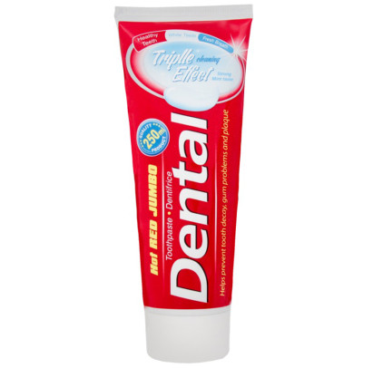 DENTAL Jumbo zobu pasta TRIPPLE EFFECT, 250 ml