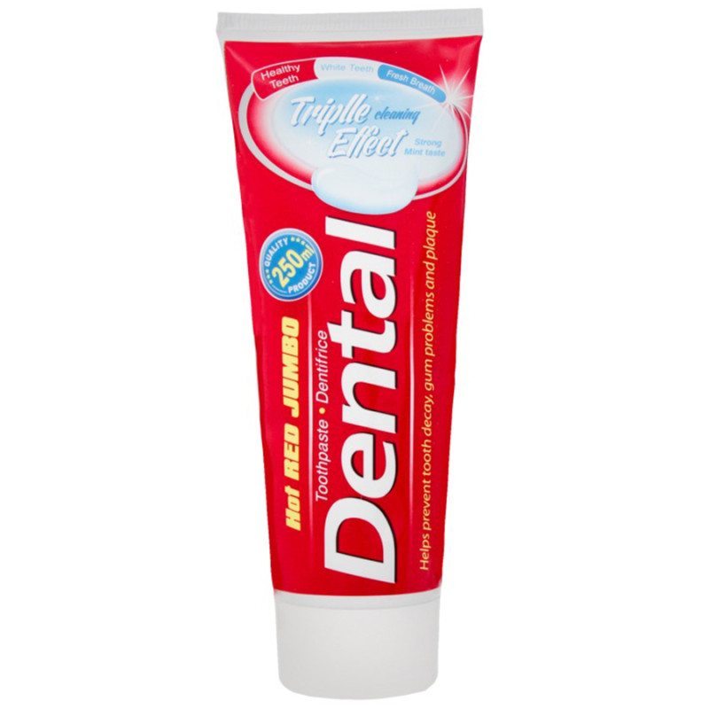 DENTAL Jumbo zobu pasta TRIPPLE EFFECT 250ml ( Izcelsmes valsts Bulgārija )