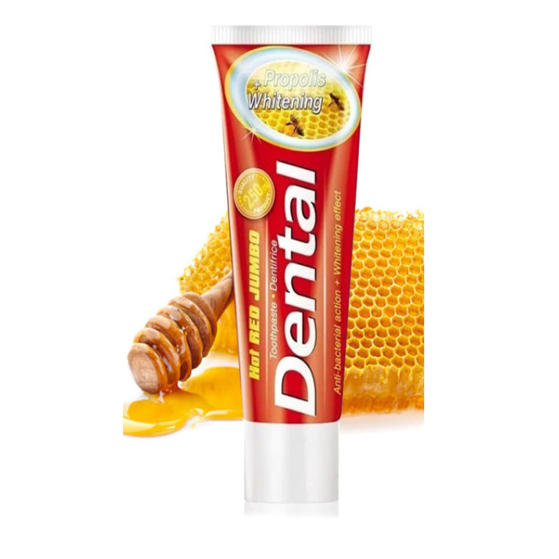 DENTAL Jumbo zobu pasta PROPOLIS+ WHITENING 250ml ( Izcelsmes valsts Bulgārija )