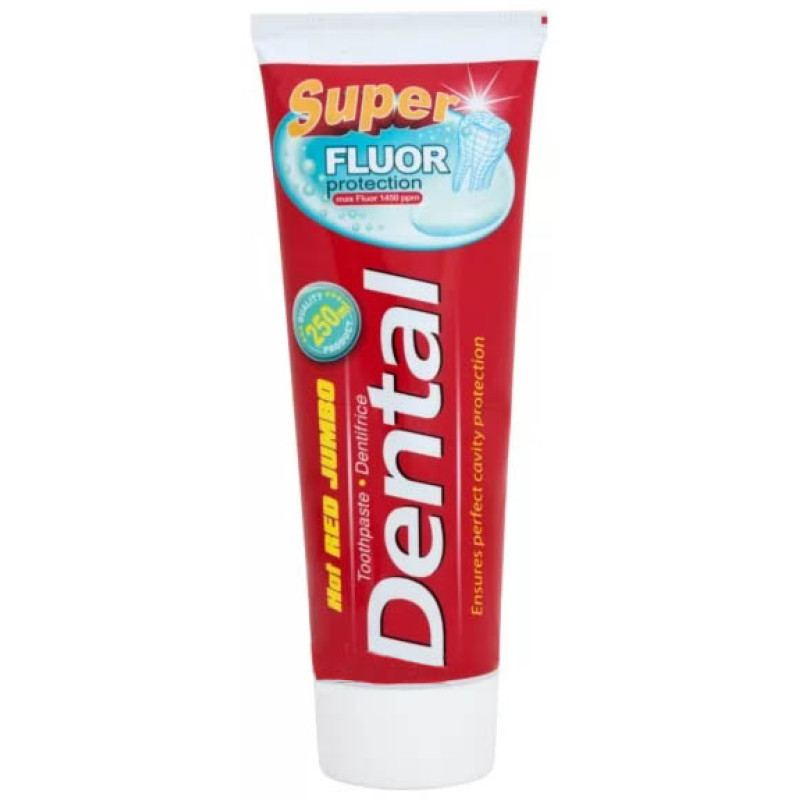 DENTAL Jumbo zobu pasta FLUOR PROTECTION 250ml ( Izcelsmes valsts Bulgārija )
