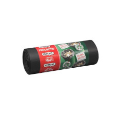 Atkritumu maisi 200L, 82x120cm, pelēki, 37mikr, LDPE, MERKANT, 10gab/rul, 8rul/kastē