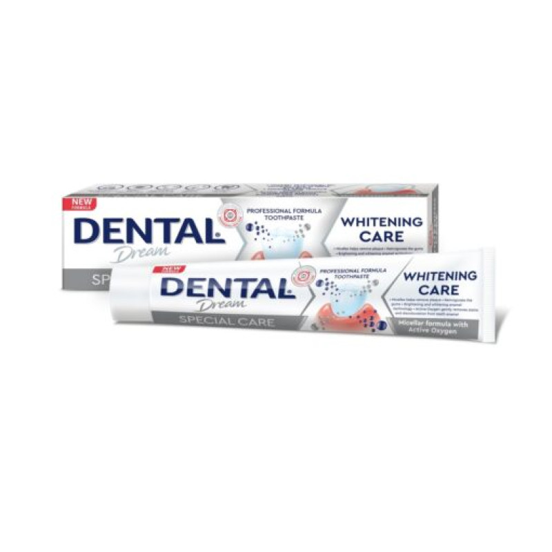 DENTAL Dream zobu pasta WHITENING CARE 75ml ( Izcelsmes valsts Bulgārija )