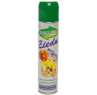SVAIGUMS KVADRO ziedu aromāts gaisa atsvaidzinātājs, 300 ml