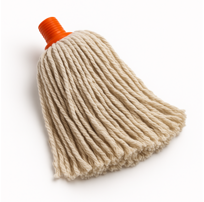 ECONOMICO mops bārkstains ar vītni kokvilna