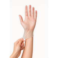 Vinila cimdi GENTLE TOUCH, caurspīdīgi, M izmērs, 100gab