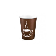 Papīra glāzes 360ml (12oz), "Cup Brown", (50gab), (netto svars 0,53kg)