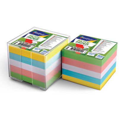 Papīrs piezīmēm-karbā Forpus 9x9, krāsains 800lp