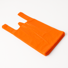 HDPE maisiņi 24x12x45, 9my, oranži (100 gab./iep.)