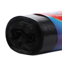 Atkritumu maisi 35L, 55x68cm, melni, 10 mikr, HDPE, MULTIPACK, 20gab/rul, 50rul/kastē.