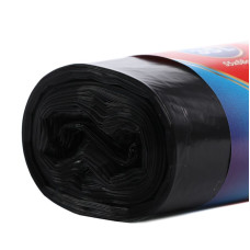 Atkritumu maisi 35L, 55x68cm, melni, 10 mikr, HDPE, MULTIPACK, 20gab/rul, 50rul/kastē.