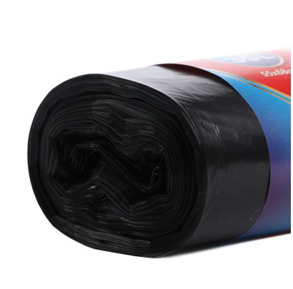 Atkritumu maisi 35L, 55x68cm, melni, 10 mikr, HDPE, MULTIPACK, 20gab/rul, 50rul/kastē.