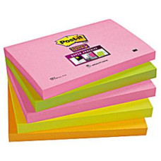 Līmlapiņas 76x127mm/90l. asorti 5gab Super Sticky