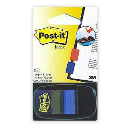 *Indeksi 3M Post-it 680-2 zili 25x43mm/50l.