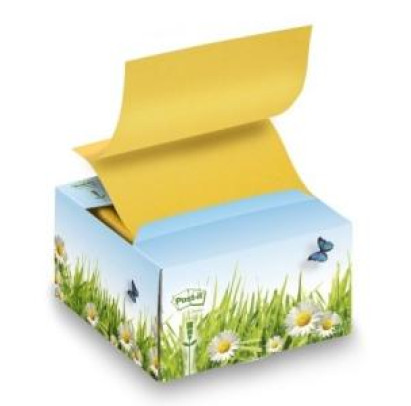 *Z-līmlapiņu kubs 3M Post-it dzeltens 76x76mm 200