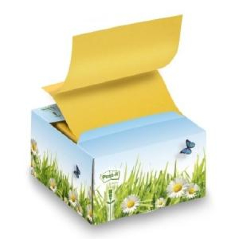 *Z-līmlapiņu kubs 3M Post-it dzeltens 76x76mm 200