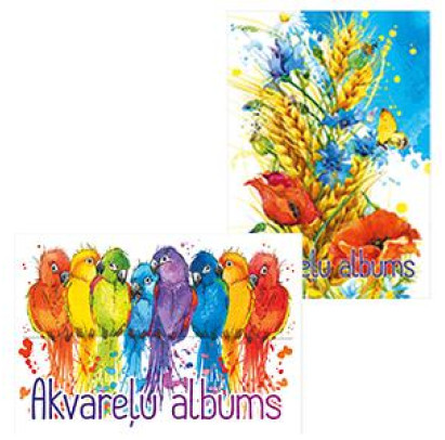 Akvareļu albums A3, 15 lapas