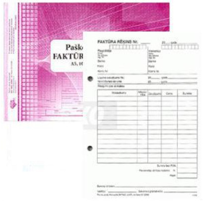 Faktūra-rēķins paškopējošs, A5V