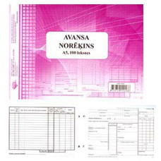 Avansa norēķins ar PVN ailēm, A5D