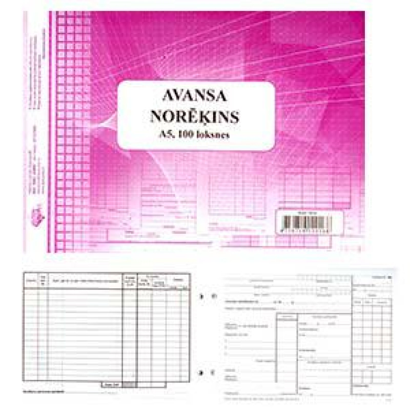Avansa norēķins ar PVN ailēm, A5D