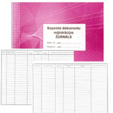 Saņemto dokumentu reģistrācijas žurnāls ABC A4Ž,