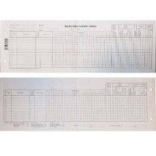 Darba laika uzskaites tabula 1/2 A3, 10 loksnes