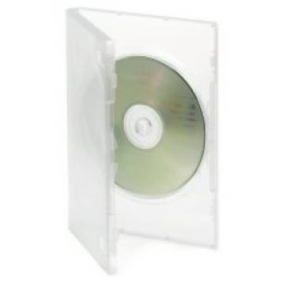 Kastīte DVD 1 caursp. matēts 9mm