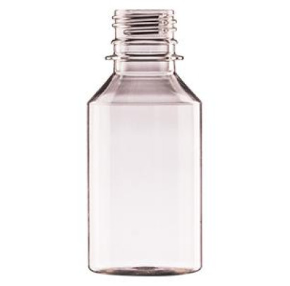 Plastmasas pudele 0.12L tintei, ar korķi