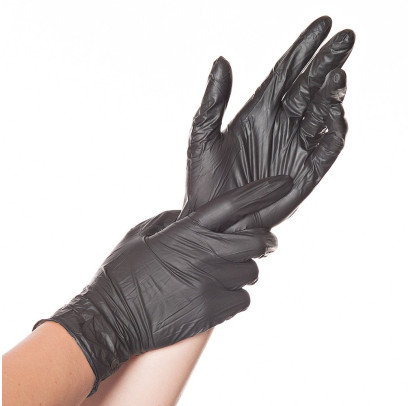 Nitrila cimdi  DARK , melni, XL izmērs, 100 gab