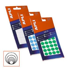 Uzlīmes apaļas 10mm zilas