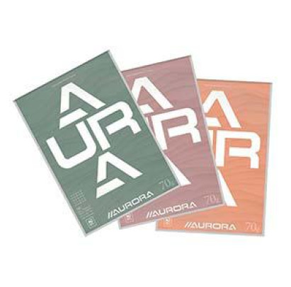 AURORA lapas rūtiņu A4 100 loksnes