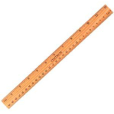 Lineāls 30 cm koka CENTRUM