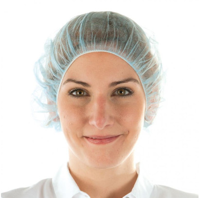 Сepurīte PP, Bouffant Bettina, 53cm, zila, (100gab)