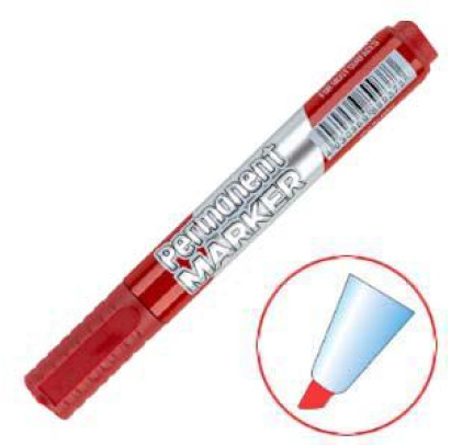Noturīgais marķieris 1-5mm slīps, sarkans