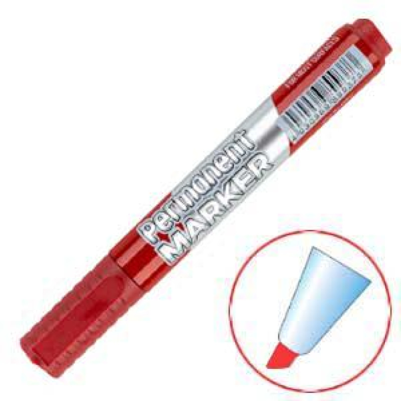 Noturīgais marķieris 1-5mm slīps, sarkans