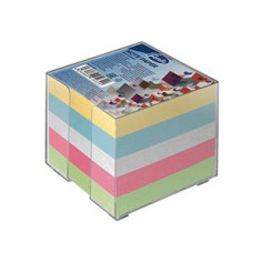 Piezīmju papīrs kārbā krāsasins, 9x9cm, 800 lapas Forofis